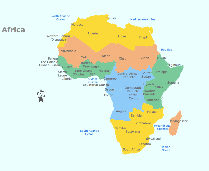 Geo-map-Africa
